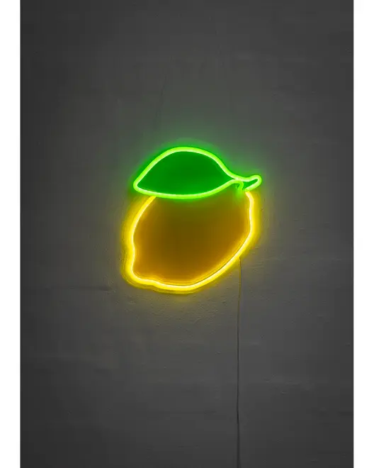 Neonskilt citron