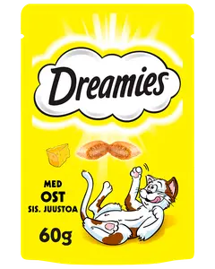Dreamies Kattesnack med ost 60 g