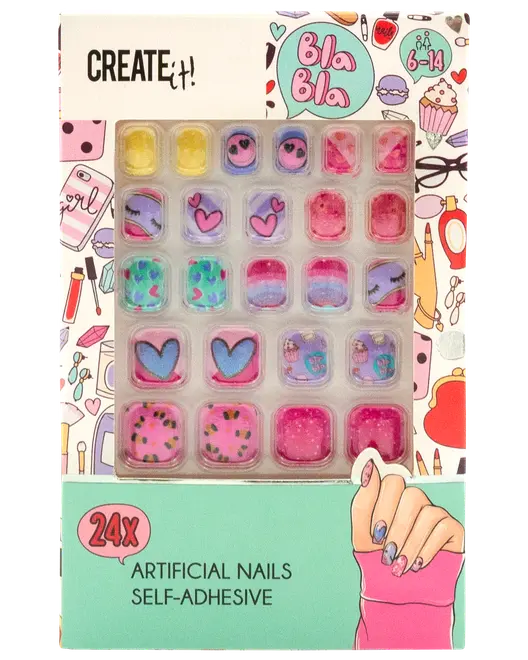 CREATEit Negle 24 stk. - assorterede design
