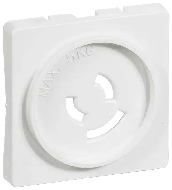 LK Dæksel lampestik 45 x 45 mm - hvid