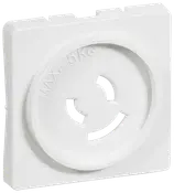 LK Dæksel lampestik 45 x 45 mm - hvid