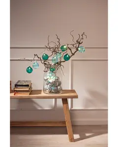 Ljusslinga Julgranskula i glas 10 LED