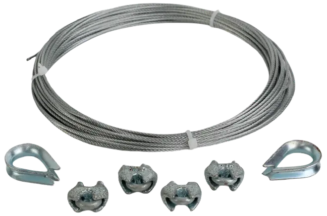 Stålwiresæt Ø1,5 mm 10 meter