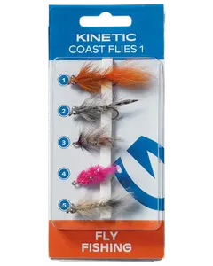 Kinetic coast flies 1 5-pack