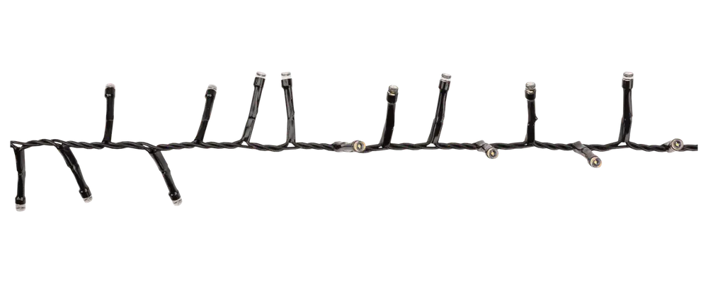 Ljusslinga kluster 180 LED varmvit 