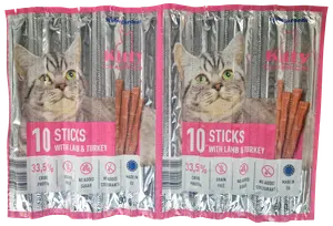 Sjöbogårdens Kattesnack lam & kalkun 10-pak