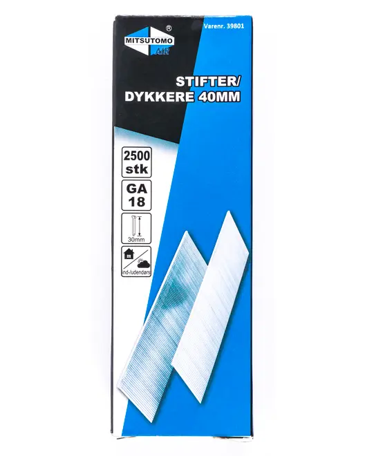 Mitsutomo Air stift/dyckerts 40 mm 2500 st.