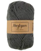 Akrylgarn 50 g mörkgrå