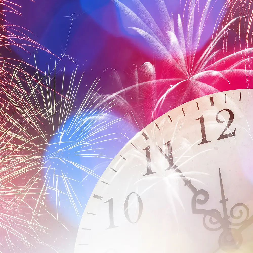 Nyårsservetter – olika mönster