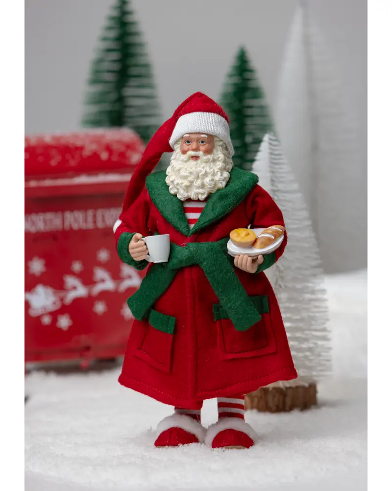 Tomte m. morgonrock 27 cm