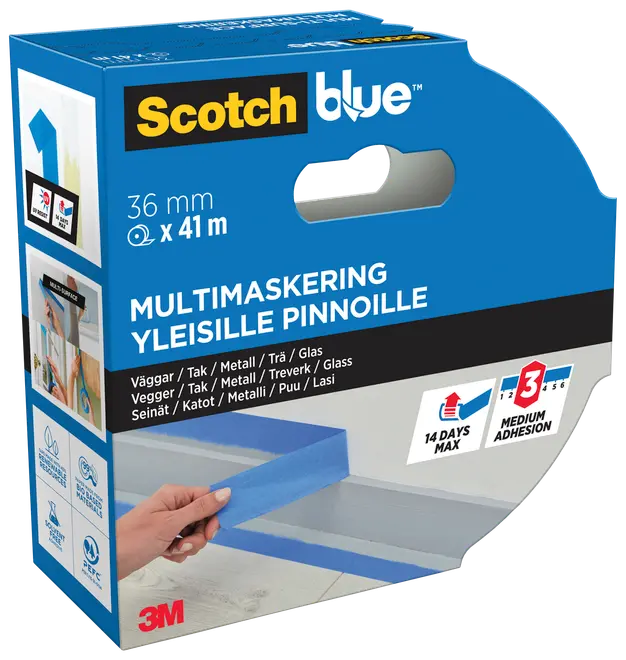 ScotchBlue™ Afdækningstape 36 mm x 41 meter