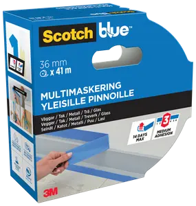 ScotchBlue™ Afdækningstape 36 mm x 41 meter