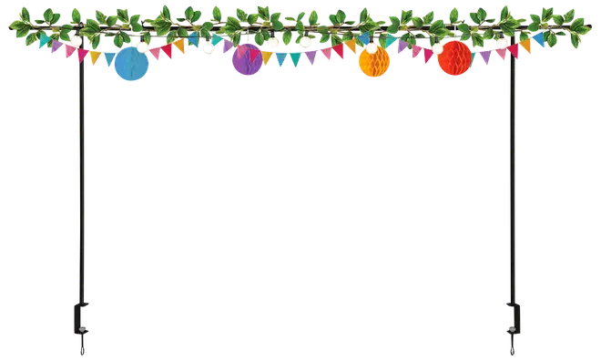 Bordsstativ svart 135-250 cm