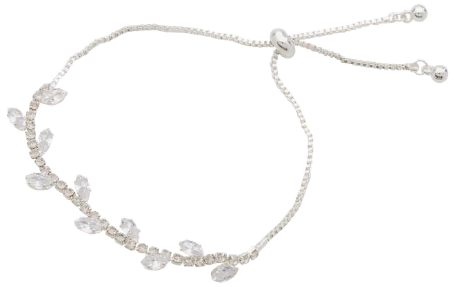 Armbånd med sten - sølv