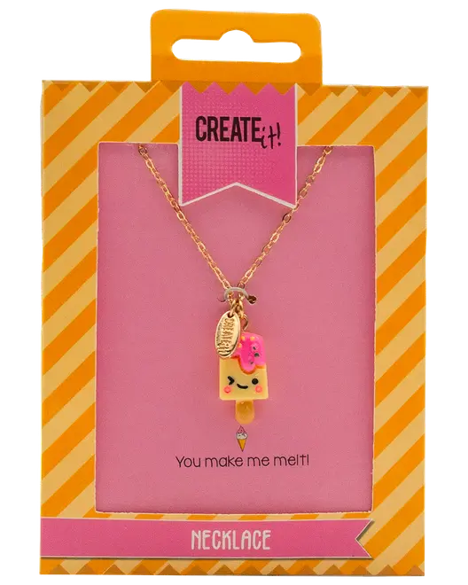 CREATEit Halskæde med charm - assorterede design