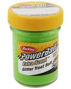 Powerbait springgreen glitter