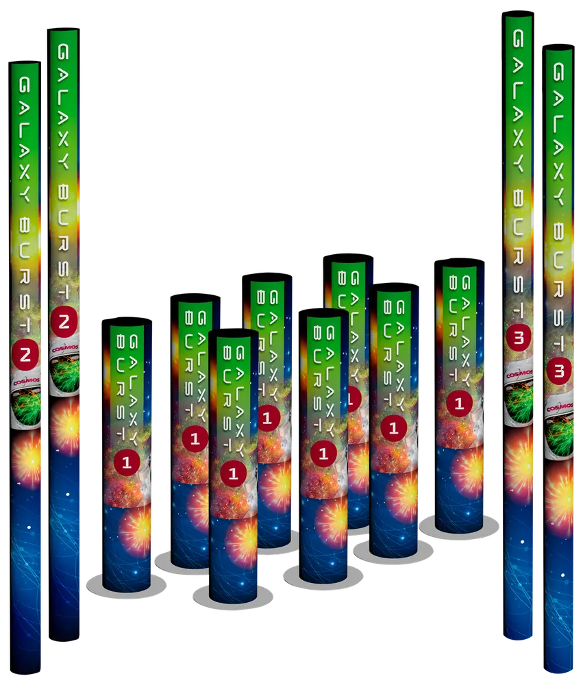 COSMOS Galaxy Burst sortiment 12 dele
