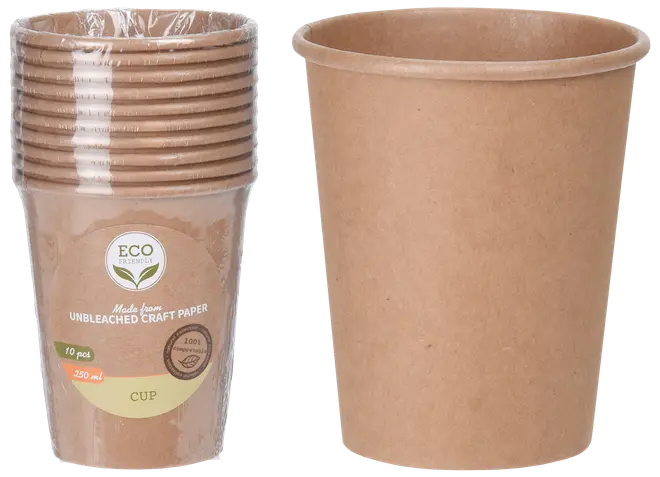 Pappmugg 250 ml 10 st