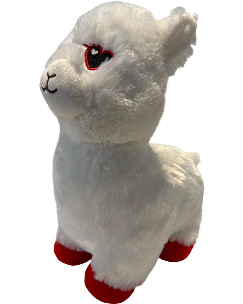 Bamse lama 35 cm - assorterede farver