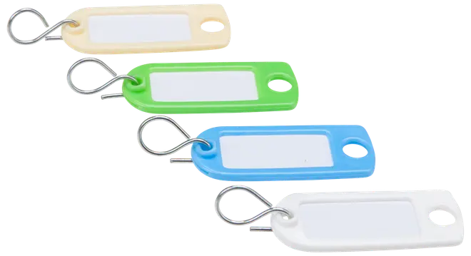 NYCKELBRICKA PLAST 4 ST