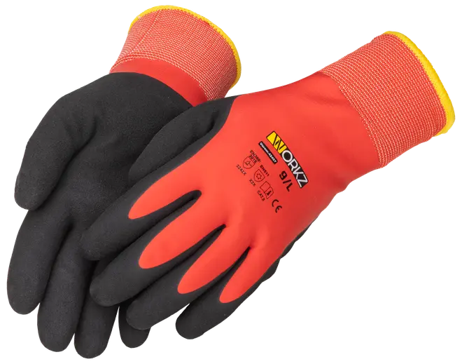 Heldyppet vinterhandske