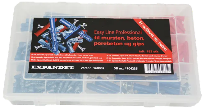 SKRUV/PLUGGSORTIMENT 193 ST