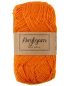 Akrylgarn 50 g orange