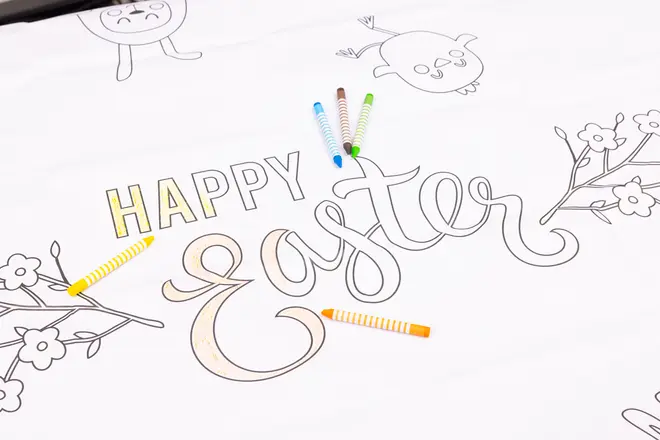 Måla din egen påskduk