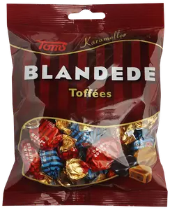 Toms Blandede Toffees 160 g