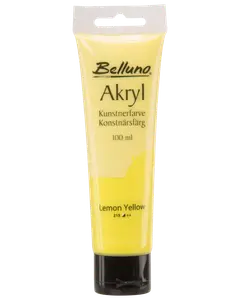 Belluno  Akrylfarve 100 ml Lemon yellow