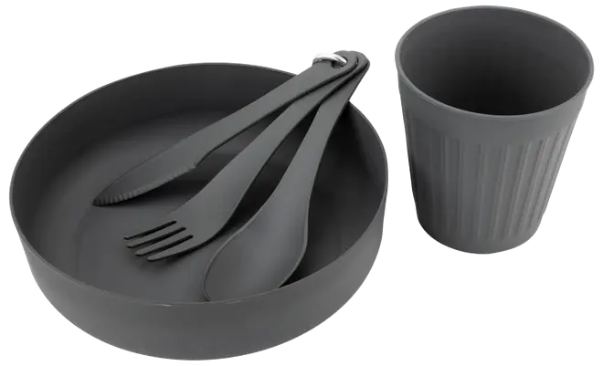 Camping spisesæt 6 dele