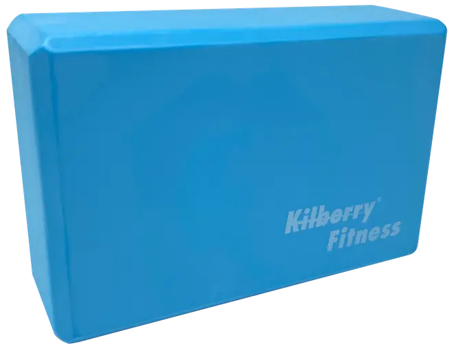 Kilberry Fitness Yoga blok 15 x 23 x 7,5 cm - blå