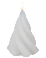 Snurrad julgran LED 15,8 cm