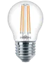 PHILIPS LED klotlampa 4,3W E27 2-pack