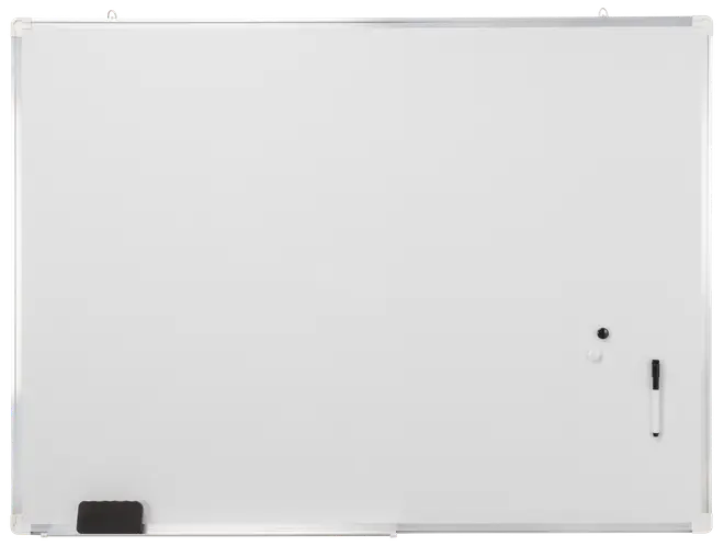 Magnetisk whiteboardtavle 90 x 120 cm