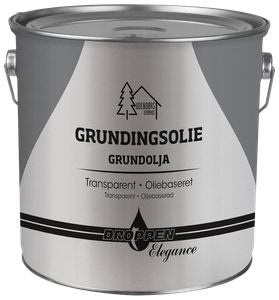 Droppen Elegance Grundingsolie 2,5 L - klar olie