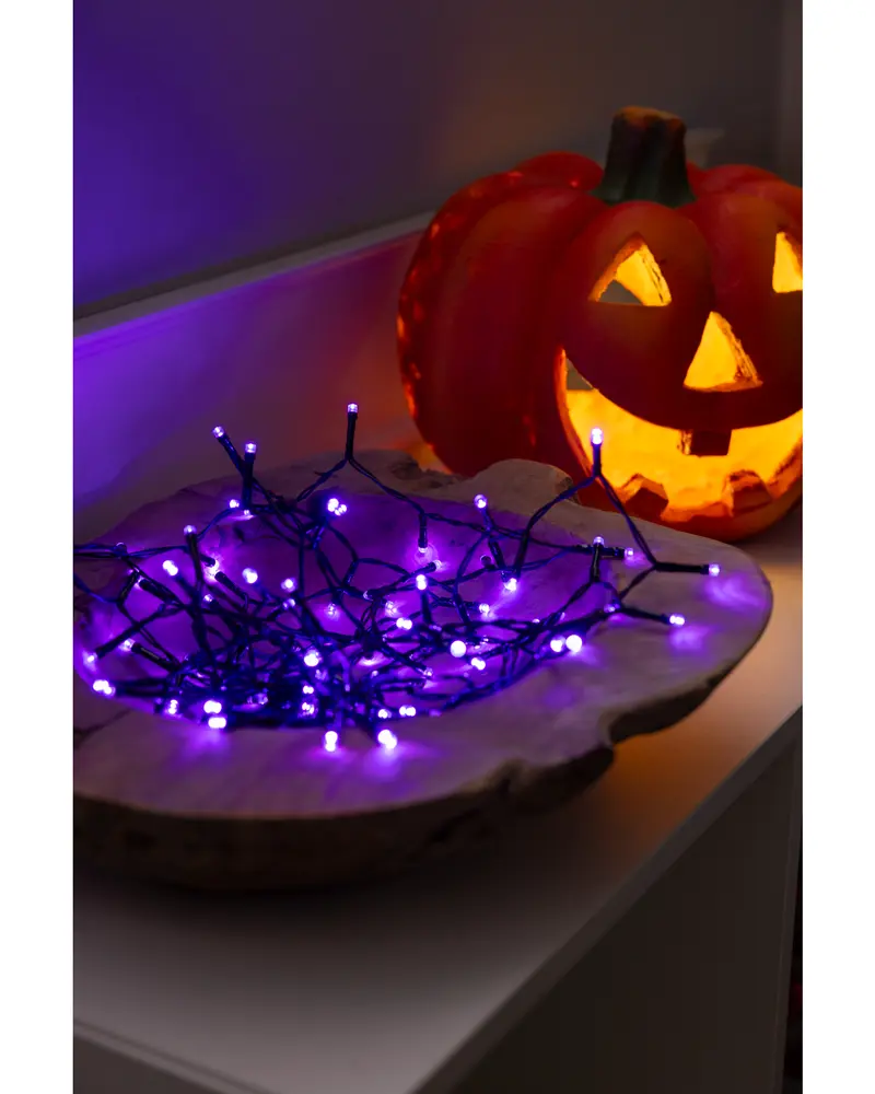 Ljusslinga 200 LED lila