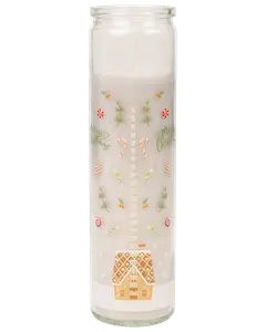 Kalenderljus i glas 21 cm