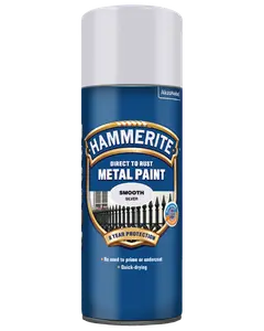 Hammerite spray 400 ml - sølv