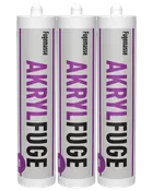 Akrylfugemasse 3 x 300 ml - hvid