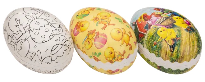 Påskägg 15 cm 3-pack
