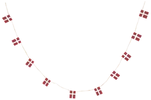 flagguirlande - filt og jute