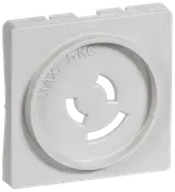 LK Dæksel lampestik 45 x 45 mm - lysegrå