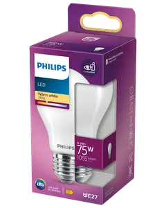 PHILIPS LED-pære 8,5W E27 A60