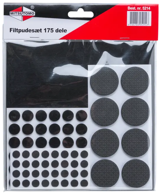 Mitsutomo - Filtpudesæt sort 175 dele