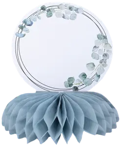 Honeycomb med skylt silver