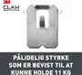 3M metal vægophæng med klodesign, kan holde op til 11 kg. Robust og pålidelig styrke til sikker montering. Egnet til tunge genstande, nem installation, sølvfarvet finish.