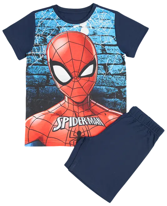 Spiderman sæt - t-shirt og shorts