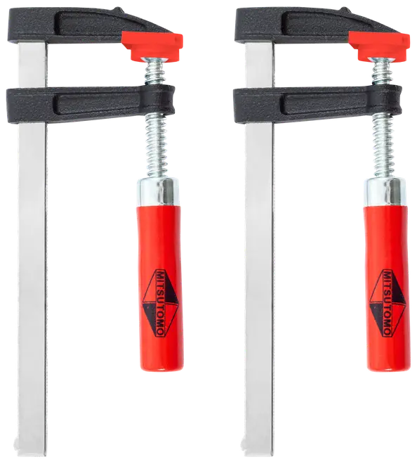 Skruvtvingar i sats 150 mm