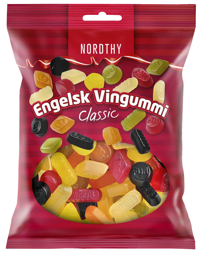 NORDTHY Engelsk vingummi classic 300 g
